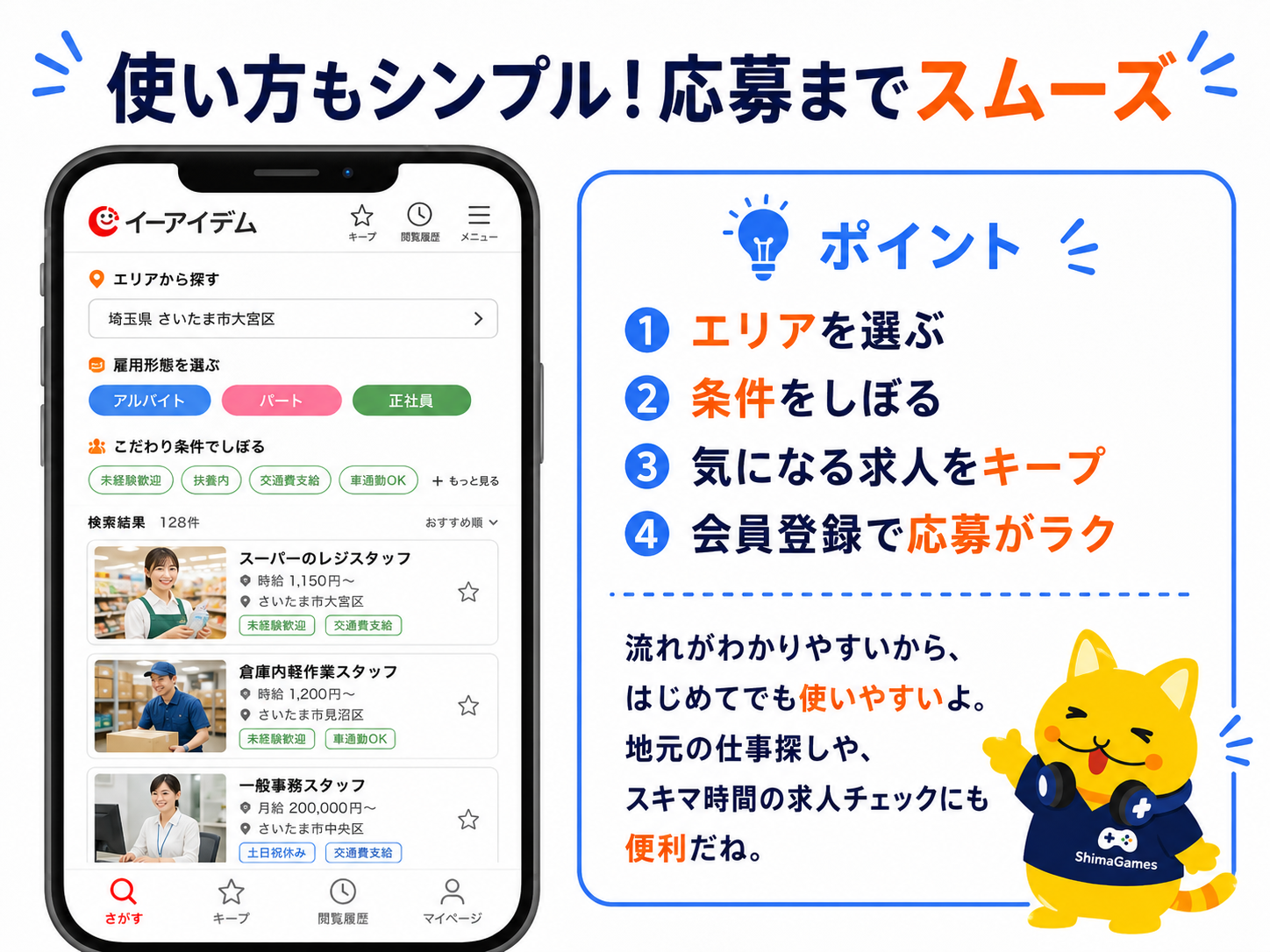 イーアイデムの使い方イメージ