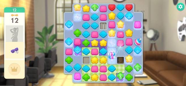 プロジェクトメイクオーバーのパズル画面